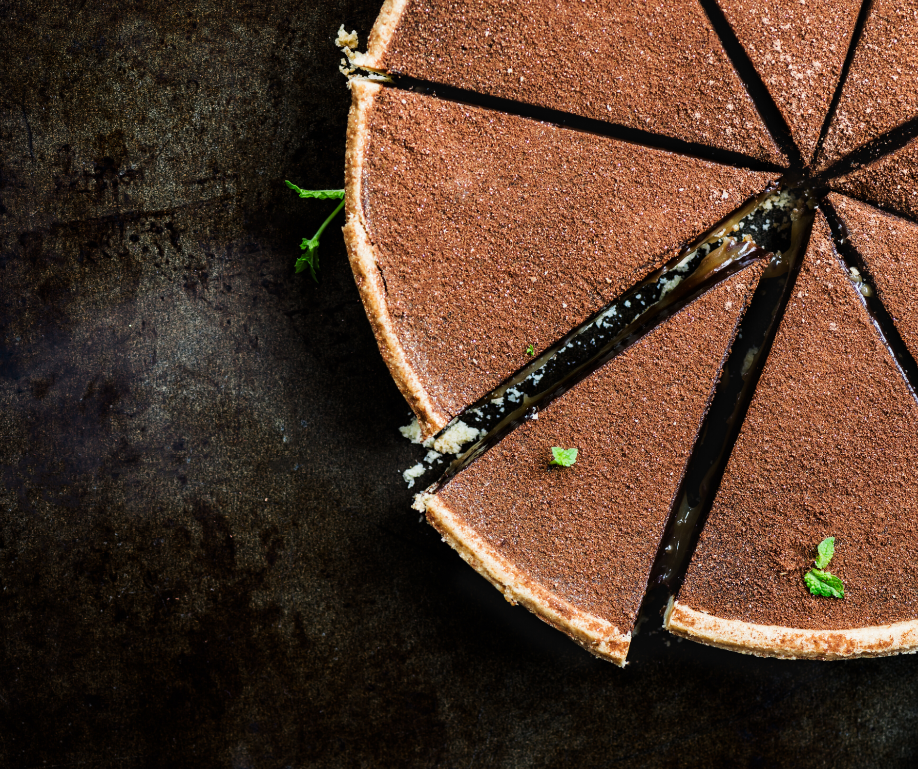 Chocolate & Cherry Tart