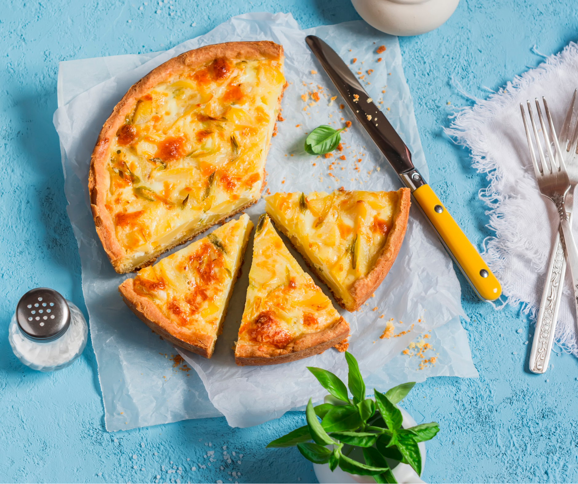 Cheese and Onion Quiche